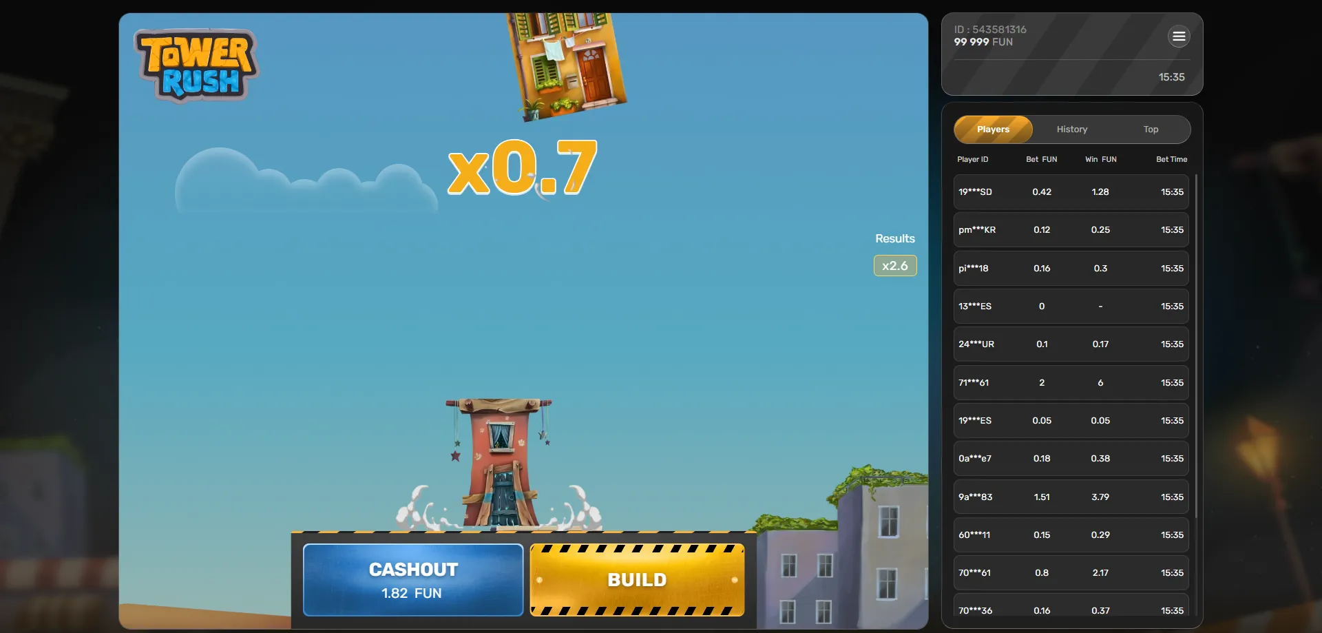 لعبة tower rush الأصلية من Galaxsys في مصر 2026