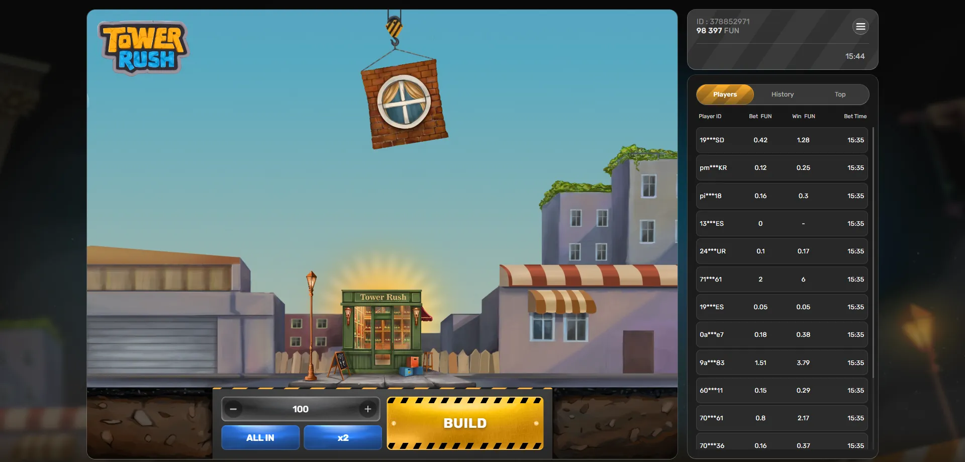 خطوات التسجيل للعب tower rush في مصر